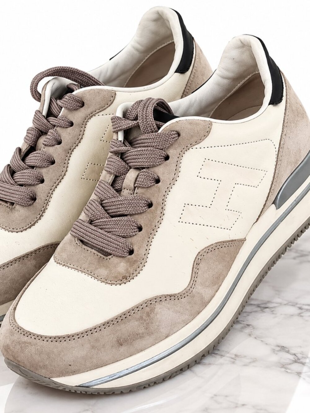 Hogan Women’s Leather & Suede Sneakers size 8